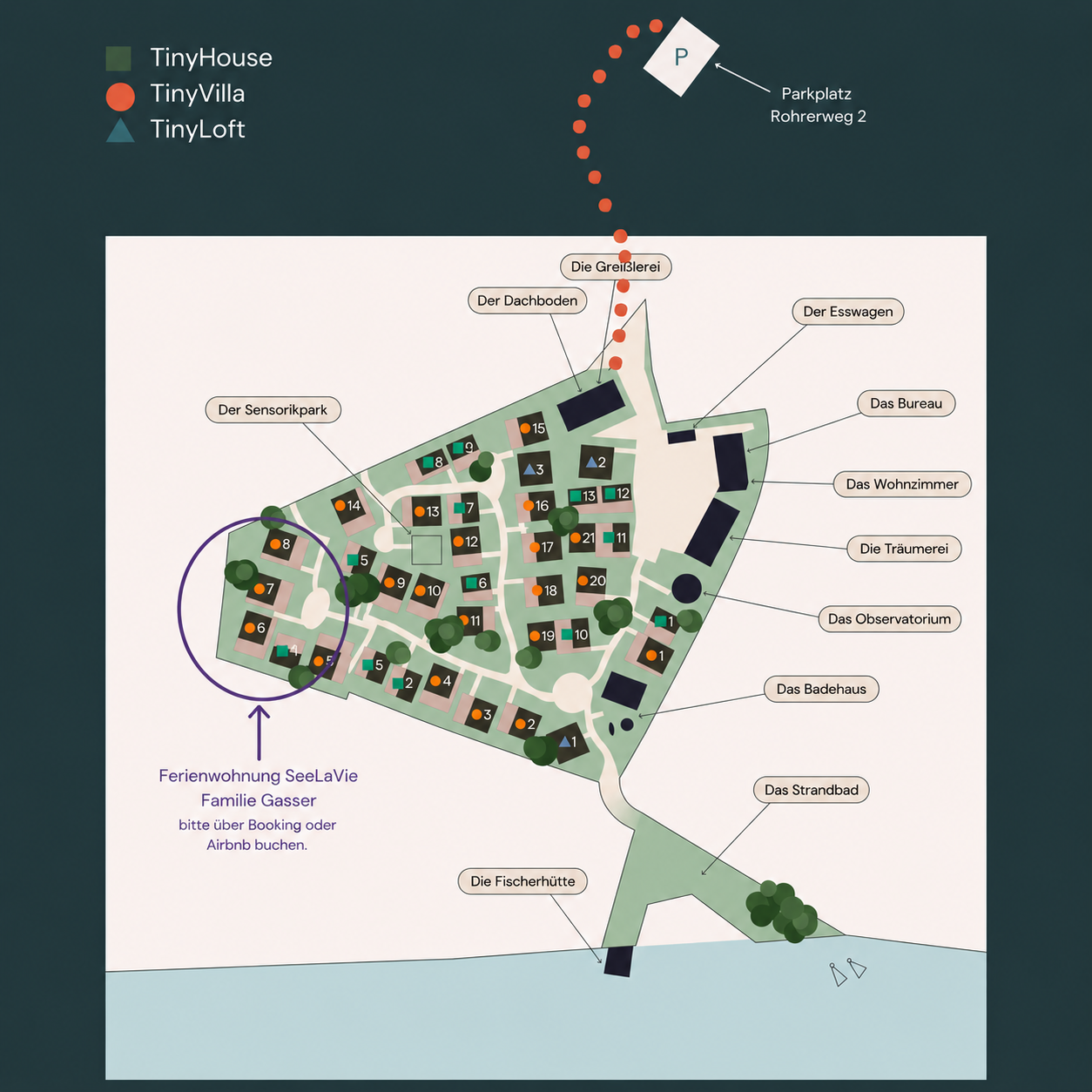 Lageplan mit SeelaVie